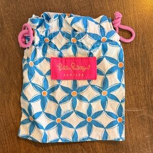 Lilly Pulitzer Little Floral Blue and Pink Bag